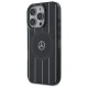 Mercedes dėklas iPhone 16 Pro telefonui Double Layer Crossed Lines MagSafe, juodas