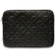 Hello Kitty Zip PU Quilted Bows Sleeve Case for 14\" Laptop, Black