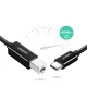 Ugreen US241 USB-C to USB-B Printer Cable 1 m - Black