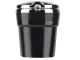 Car Ashtray with Blue LED Light for Cup Holder, Black