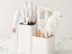 Kitchen Knife and Utensil Set with Block and Cutting Board, 19 Pieces, White