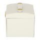 Large Jewelry Box Organizer with Drawers and Mirror, White