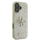 Guess Fixed Glitter Big 4G Case for iPhone 16 Plus Gold