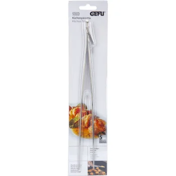 Gefu SOCO Kitchen Tweezers, 30.4 cm, Silver