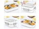 Electric Heated Lunchbox, 12V/220V, 900 ml, White