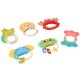 Sensory animal rattles and teething toys for babies, 6 pcs, Bibi-inn