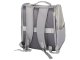 Ventilated Pet Carrier Backpack for Cats and Small Dogs with Window, Grey