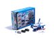 Transport Cargo Aircraft Airplane Police Car Play Set