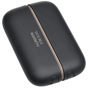 Magnetic Electric Hand Warmer 2-in-1 USB, Black
