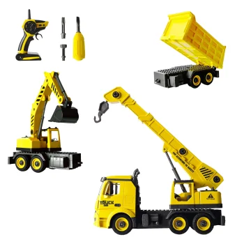 Remote Control Truck with Excavator and Crane XXL