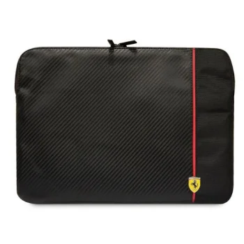Ferrari Carbon&Smooth Sleeve for 14" Laptop, Black
