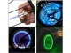 Glowing LED Valve Caps with Motion Sensor, Blue, 2 pcs