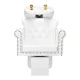 Gabbiano Berlin Hairdressing Washbasin, White-Gold
