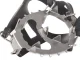 Ice Cleats for Shoes and Boots, 18 Spikes for Hiking on Snow and Ice, Size 40-45