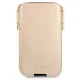 Guess Saffiano Phone Pouch for iPhone 12 / 12 Pro Gold