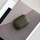 Airpods Pro Uniq Etui Terra Genuine Leather Cover Case, Olive