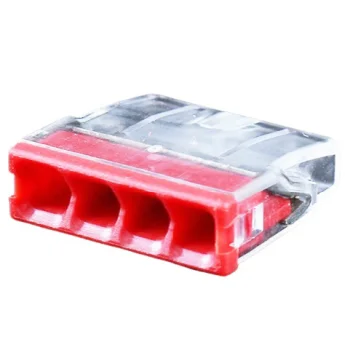 Splicing Wire Connectors, 4x 0.5-2.5mm², 24A, 450V, 100pcs
