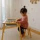 Kruzzel Wooden Sensory Activity Table and Chair Set 26366