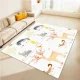 Double-sided Foldable XPE Foam Play Mat Pad Rug for Kids, 200x180cm