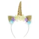 Kids Unicorn Carnival Costume: Headband & Tulle Skirt, 3-6 Years, White