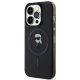 Karl Lagerfeld iPhone 15 Pro Max Case IML Ikonik MagSafe, Black