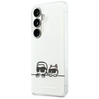 Karl Lagerfeld IML Peekaboo MagSafe Case for Samsung Galaxy S26 Plus, Transparent