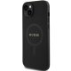 Guess GUHMP15SPSAHMCK iPhone 15 6.1" black/black hardcase Saffiano MagSafe