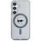 Karl Lagerfeld Button Karl Head MagSafe Case for Samsung Galaxy S25, Black
