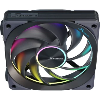 Seasonic MagFlow ARGB 120 mm Case Fan, Black