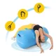 Pripučiamas gimnastikos volas 4FIZJO Air Barrel 100 x 75 cm, mėlynas