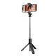 Selfie Stick Tripod with Bluetooth Remote XO SS09, 64cm, Black