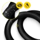 4Fizjo ABS Gymnastic Rings, Black-Pink
