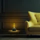 Retro LED Lantern Forever Light FLR-25, Rechargeable Dimmable Table Lamp, black