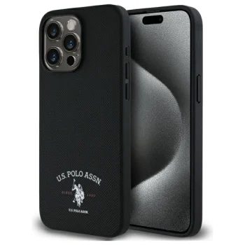 US Polo USHCP15XPARK iPhone 15 Pro Max 6.7\" black/black Printed DH Logo
