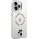 Karl Lagerfeld iPhone 13 Pro Max Case Iconic Karl & Choupette MagSafe, Transparent