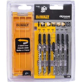 DeWalt DT2298-QZ Jigsaw Blade Set, T-Shank, 14 pcs