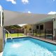 Multigarden 19196G GRAY Square Sun Shade Sail 5x5 m, Grey