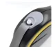 Purlov Retractable Dog Leash, 5m / 15kg, Black/Yellow