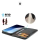 Dux Ducis Hivo iPhone 16 Pro Leather Wallet Case with RFID, Black