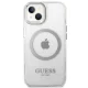 Guess Metal Outline MagSafe Case for iPhone 14 6.1\" Silver