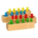 Wooden Montessori Cylinders and Weights, Colorful Educational Puzzle