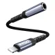 BWOO BZ48 Lightning to 3.5mm AUX Adapter, Black