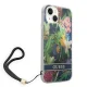 Guess Flower Strap Case for iPhone 14 Plus, Blue