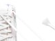 Elastic No Tie Shoelaces with Metal Lock for Kids and Adults 100cm, White