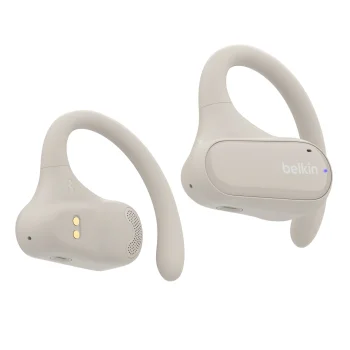 Belkin SoundForm ClearFit Open-Ear Wireless Earbuds White AUC013CTSA