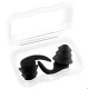 Reusable Silicone Earplugs, Black