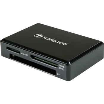 Transcend TS-RDC8K2 USB-C 3.1 Gen 1 Memory Card Reader, Black