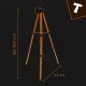 Bigstren Cross Line Laser Tripod 150cm, Orange/Black