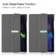 Samsung Galaxy Tab A8 10.5 (2021) (2022) (SM-X200/X205) Trifold Stand PU Leather Hard Protective Cover Case, Grey