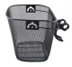 Black Metal Bicycle Basket with CLICK Quick-Release Mount